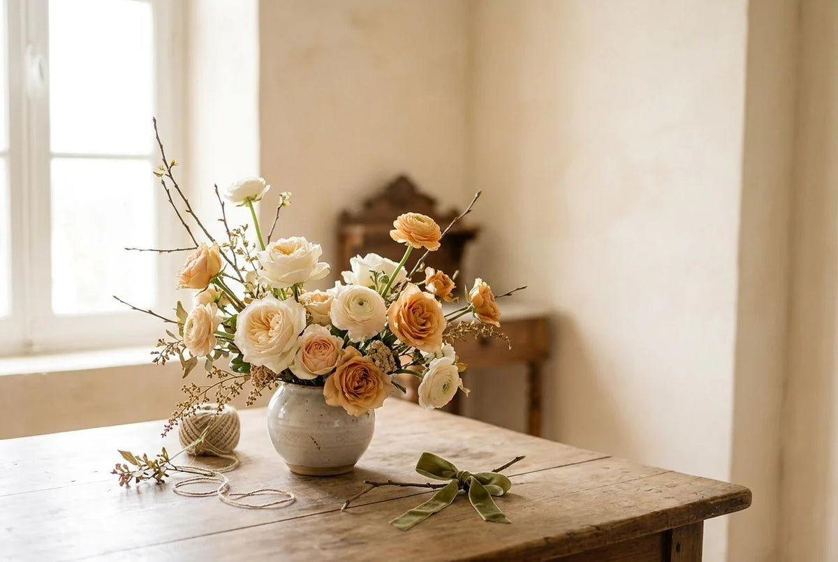 Professional header image for comparison analysis: Bouquet sur mesure à Lausanne : ce que 'composition flora...