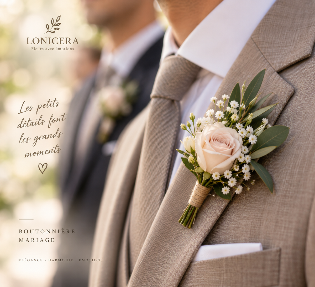 Boutonnière Mariage