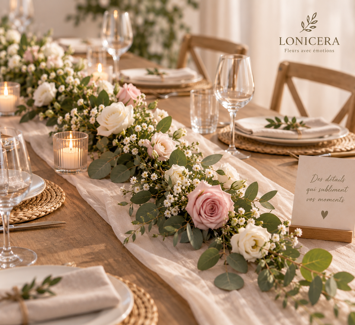 Chemin de Table Fleuri