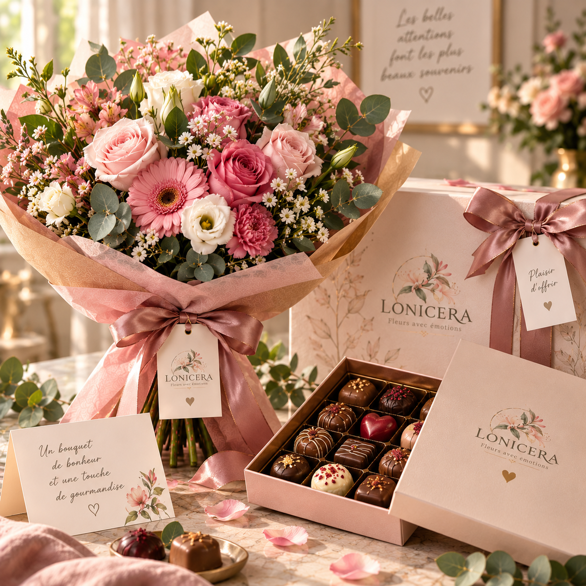 Coffret Bouquet & Chocolats